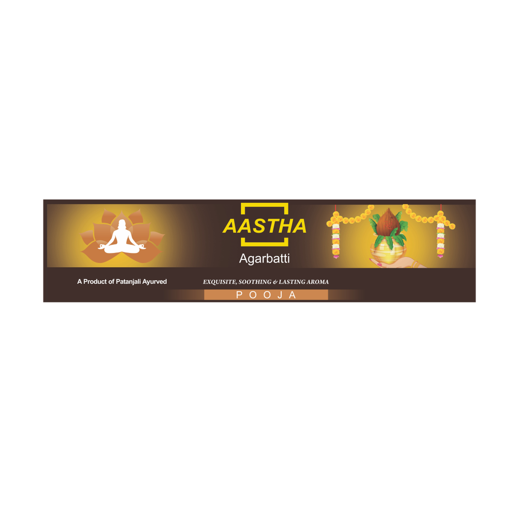 Patanjali Aastha Agarbatti Pooja 20g