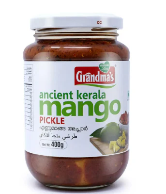 Grandma's Ancient Kerala Mango Pickle 400g