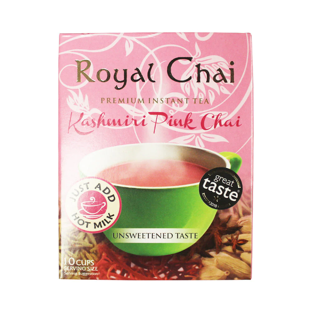 Royal Kashmiri Pink Chai Unsweetened 140g