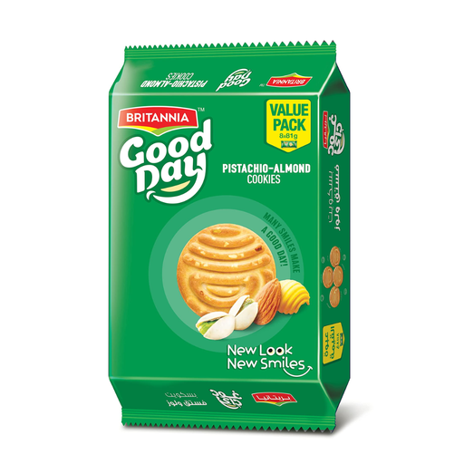 Britannia Good Day Pista-Almond 600G