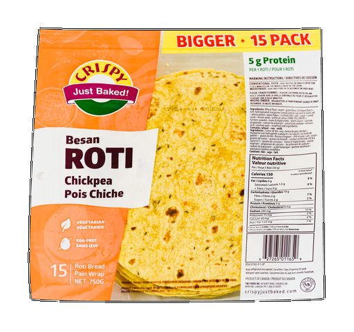 Crispy Besan Roti 15Pc 750g