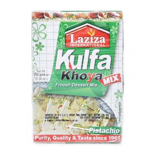 Laziza Kulfa Khoya Dessert Mix Pistachio 152G