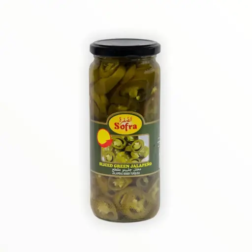 Sofra Sliced Green Jalapeno 480G