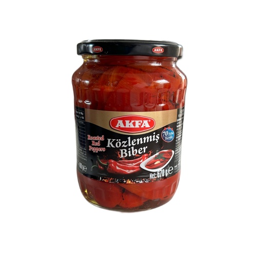 Akfa Griled Red Peppers 670g