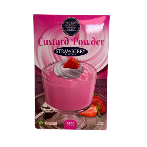 Heera Strawberry Custard Powder 250G