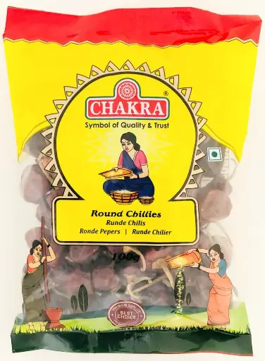 Chakra Dry Red Chilli Round 100g