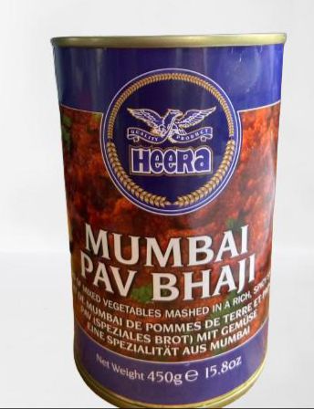 Heera Mumbai Pav Bhaji 450G Can