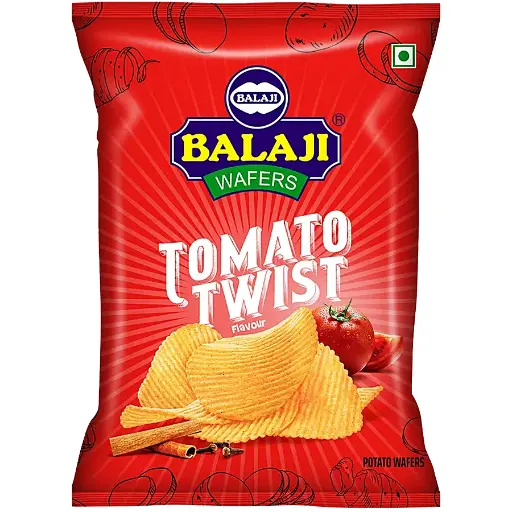 Balaji Crunchem Tomato Twist Chips 150G