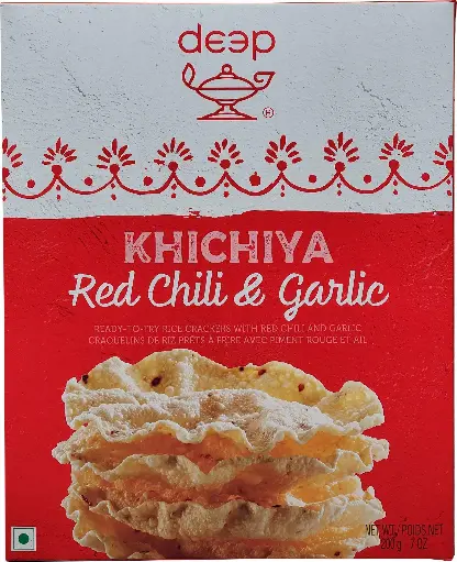 Deep Red Chili Garlic Khichiya 200g