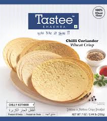 Tastee Khakhra Chilli Coriander Wheat Crisp 200g