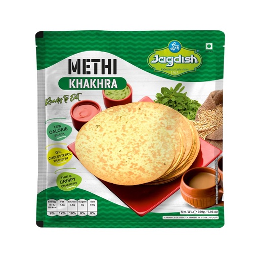 Jagdish Methi Khakra 200g 