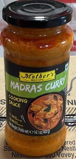 Mother's Madras Curry Sauce 400g