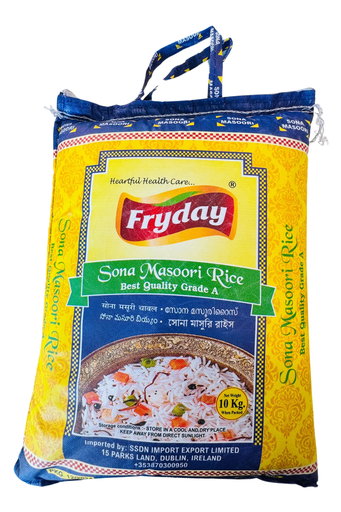 Fryday Sona Masoori Rice 10Kg