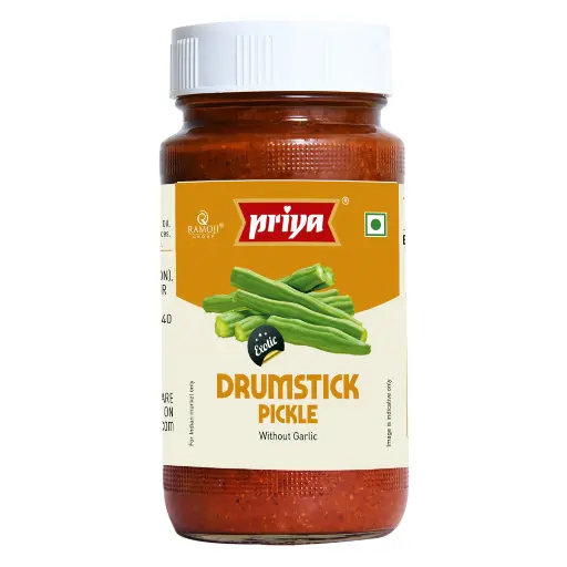 Priya Drumstick Pickle Without Garlic 300g