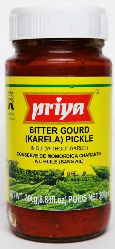 Priya Bitter Gourd Without Garlic Pickle 300g