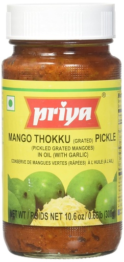 Priya Mango Thokku Without Garlic Pickle 300g