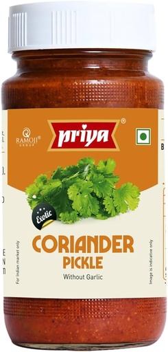 Priya Coriander Without Garlic Pickle 300g
