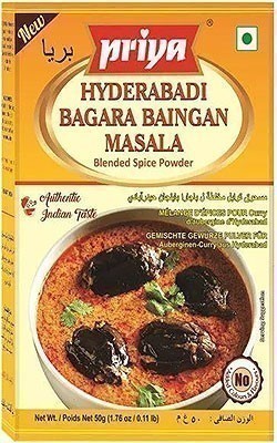 Priya Hyderabadi Bagara Baingan 50g