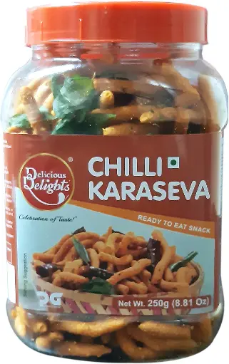 Delicious Delights Chilli Karaseva 250g 