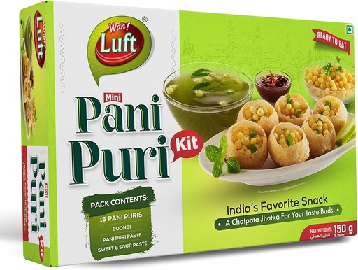 Wah Lutf Mini Pani Puri Kit 150g